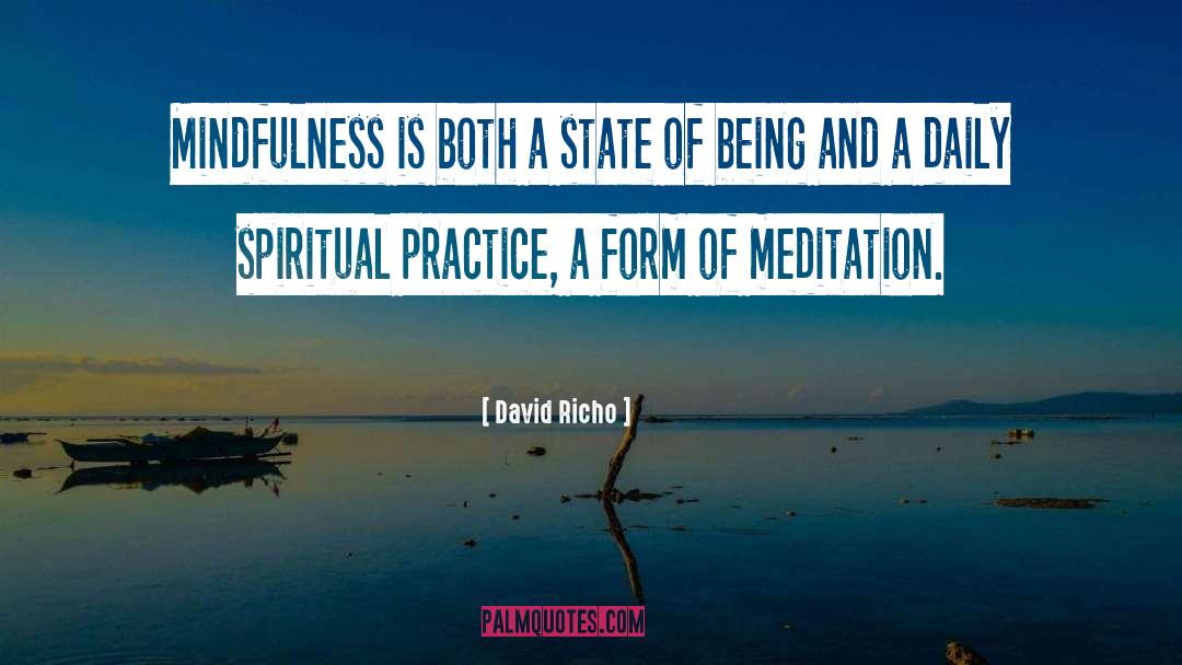 Spiritual Practice quotes by David Richo