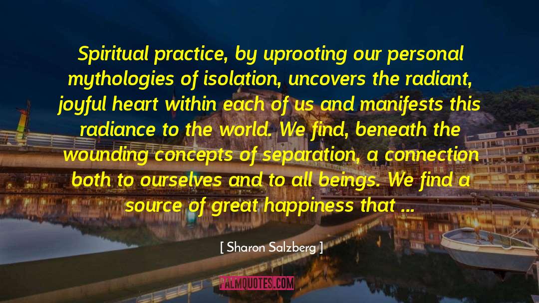 Spiritual Practice quotes by Sharon Salzberg