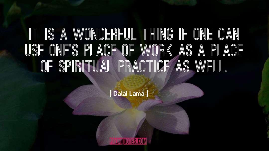 Spiritual Practice quotes by Dalai Lama