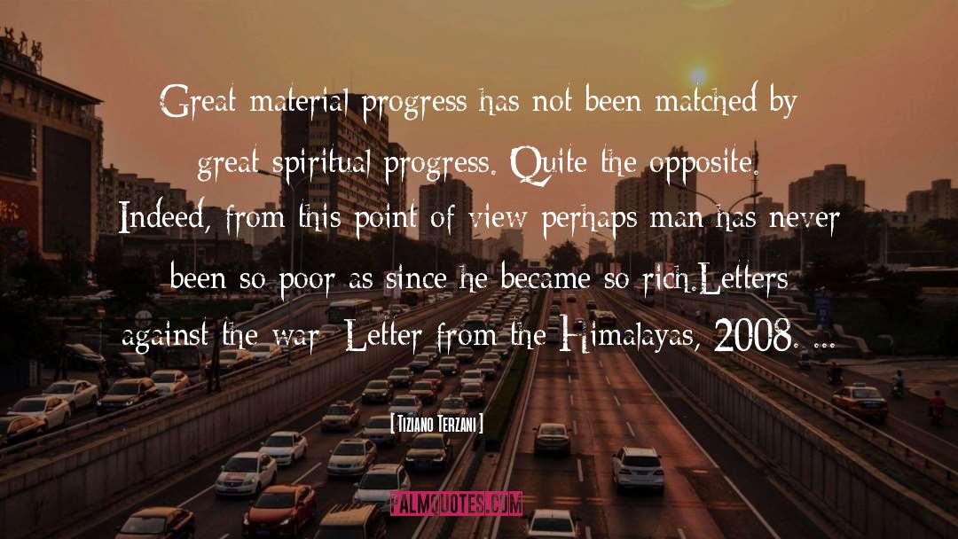 Spiritual Progress quotes by Tiziano Terzani
