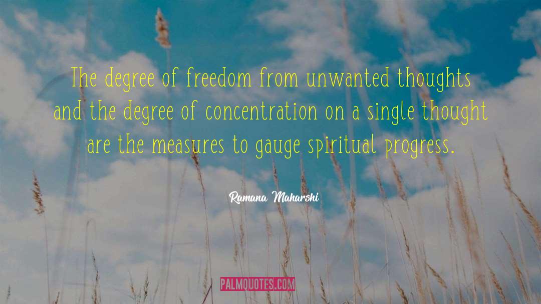 Spiritual Progress quotes by Ramana Maharshi