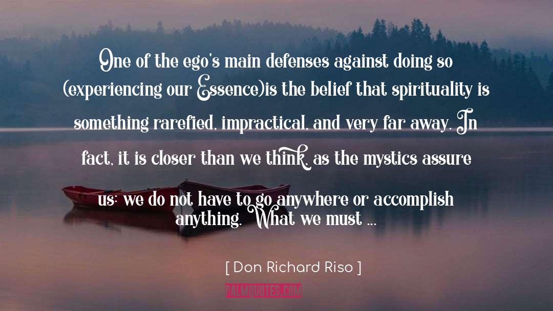 Spiritual Progress quotes by Don Richard Riso