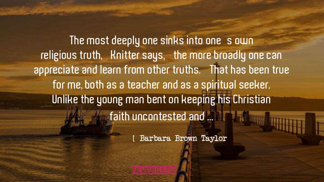 Spiritual Seeker quotes by Barbara Brown Taylor