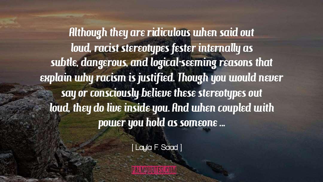 Spiritual Sense quotes by Layla F. Saad