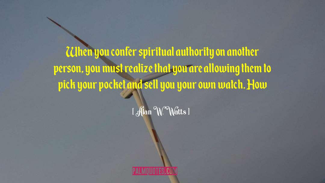 Spiritual Sloth quotes by Alan W. Watts