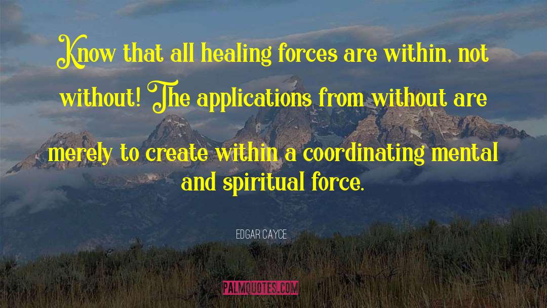 Spiritual Solutions quotes by Edgar Cayce