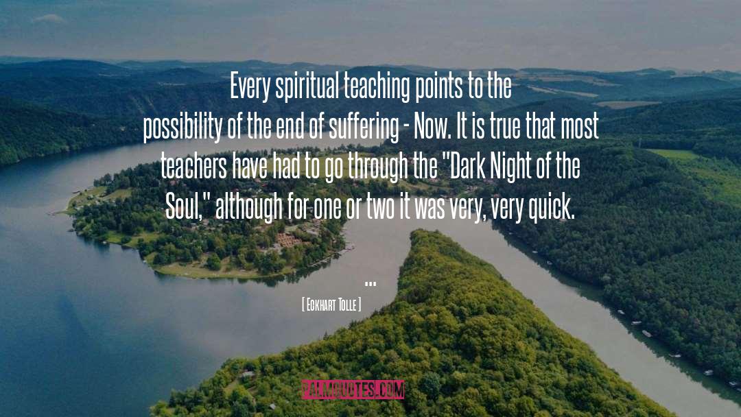 Spiritual Teacher quotes by Eckhart Tolle