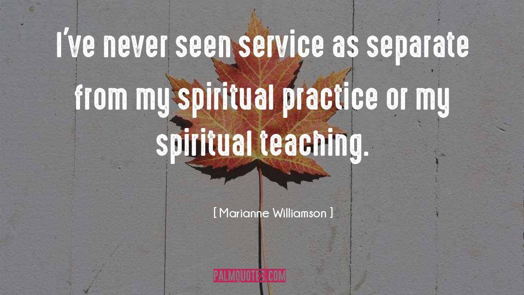 Spiritual Teaching quotes by Marianne Williamson