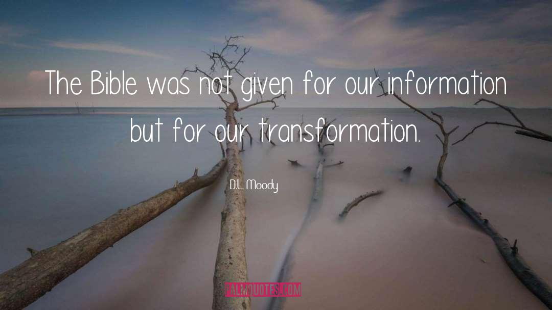 Spiritual Transformation quotes by D.L. Moody