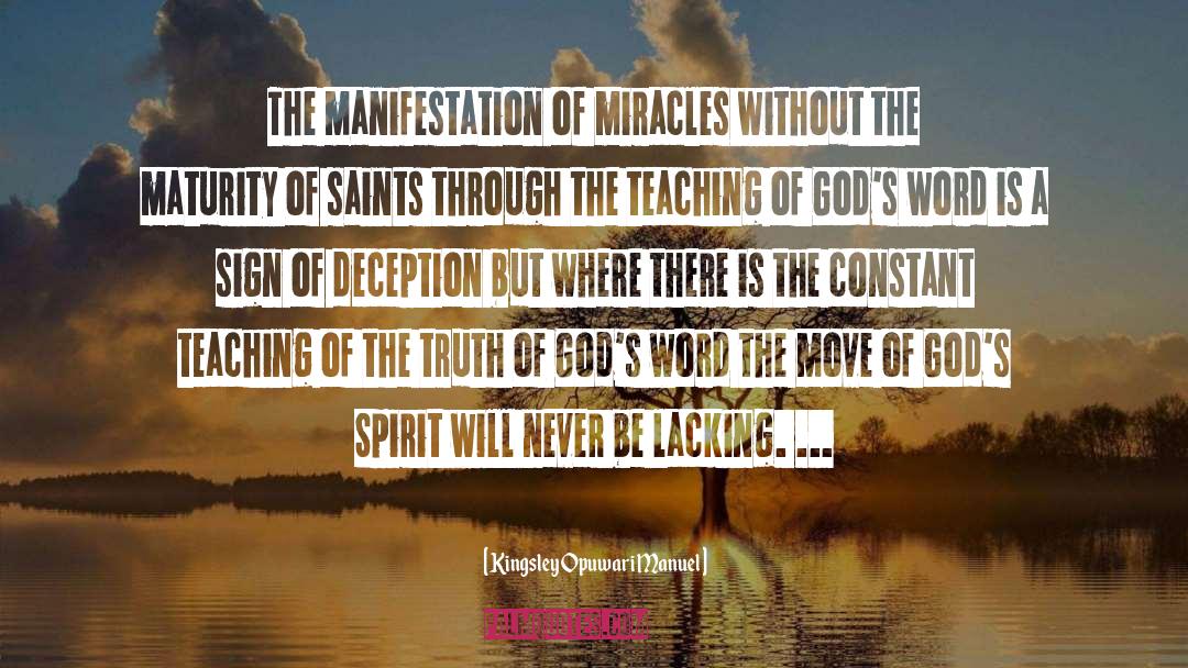 Spiritual Truth quotes by Kingsley Opuwari Manuel