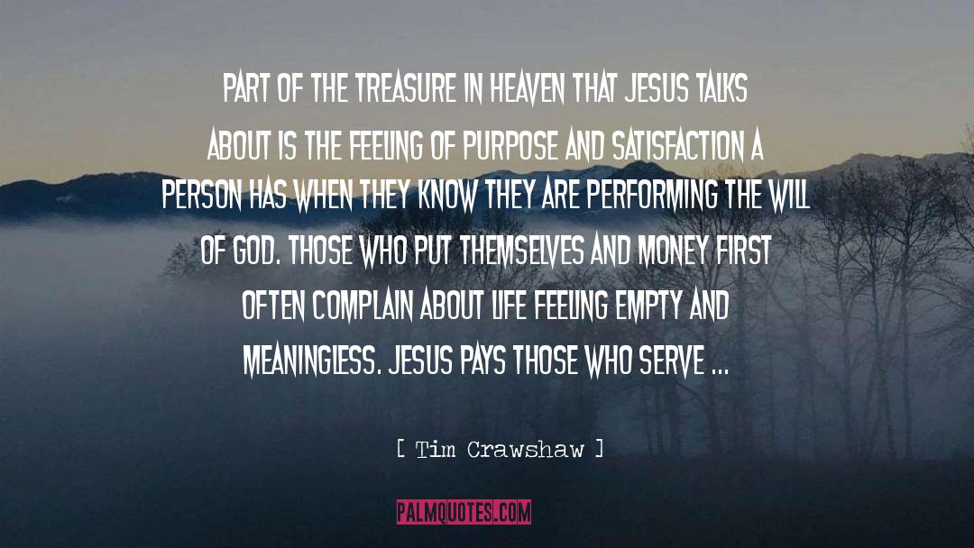 Spiritual Values quotes by Tim Crawshaw