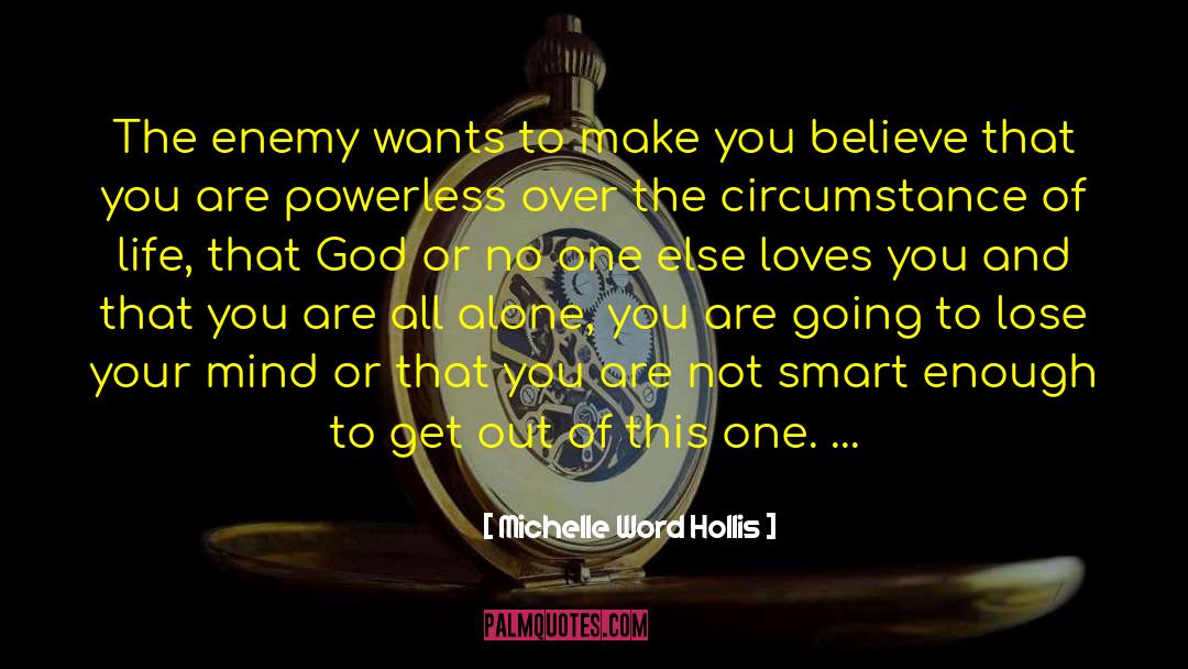 Spiritual Warfare quotes by Michelle Word Hollis