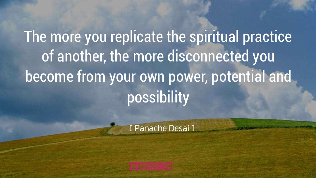 Spiritual Woman quotes by Panache Desai
