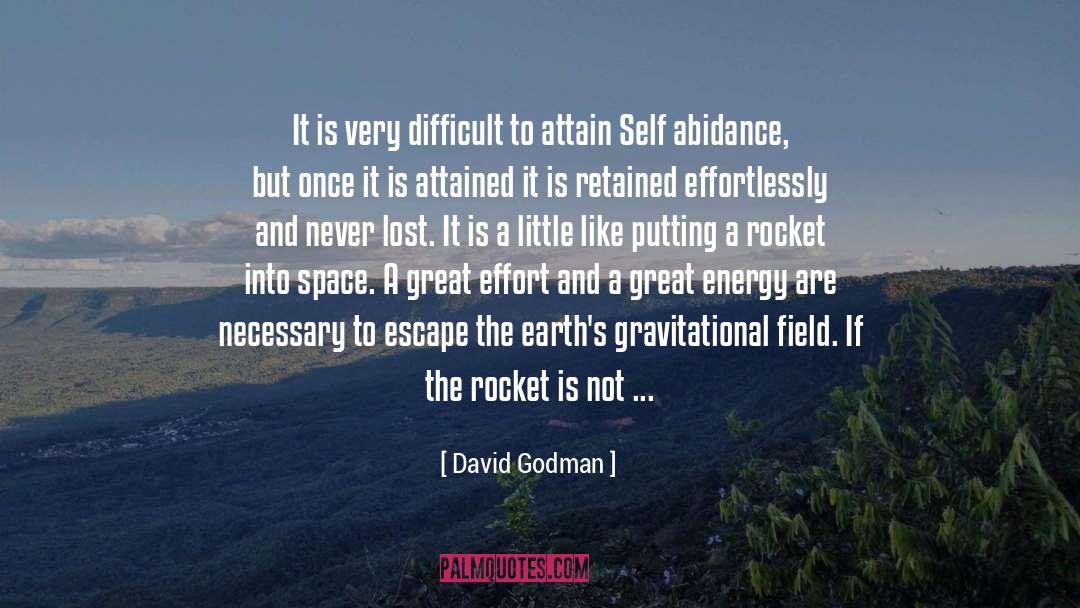 Spirituality Energy Realization quotes by David Godman