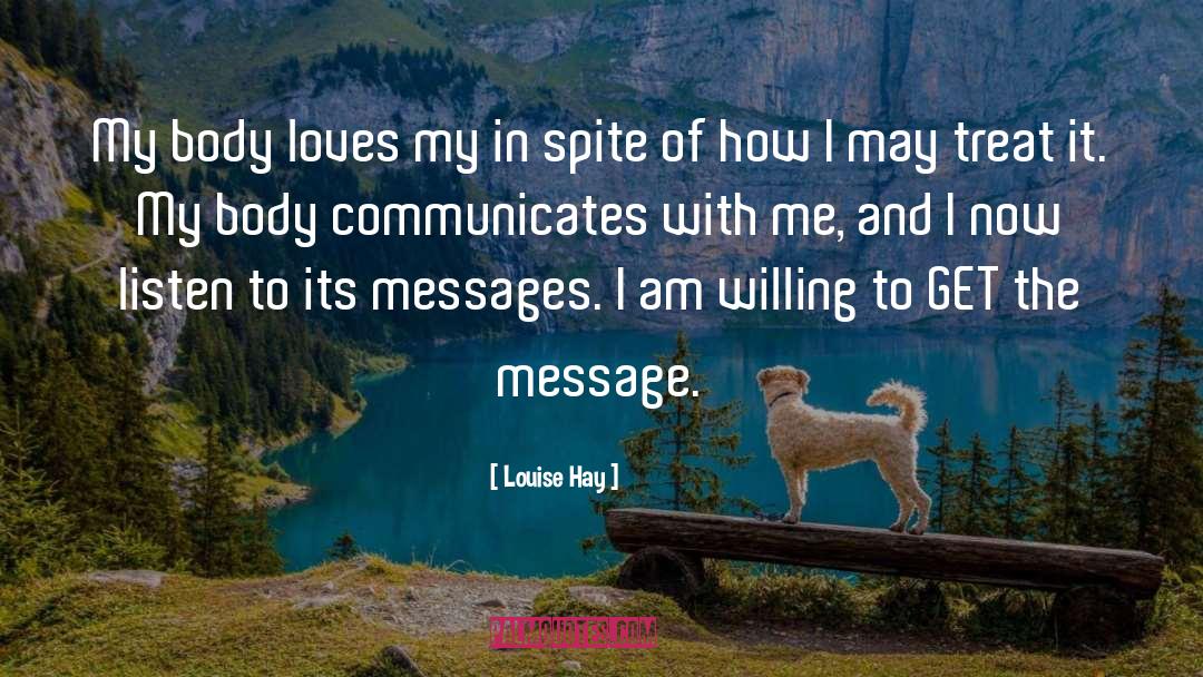Spite And Love quotes by Louise Hay