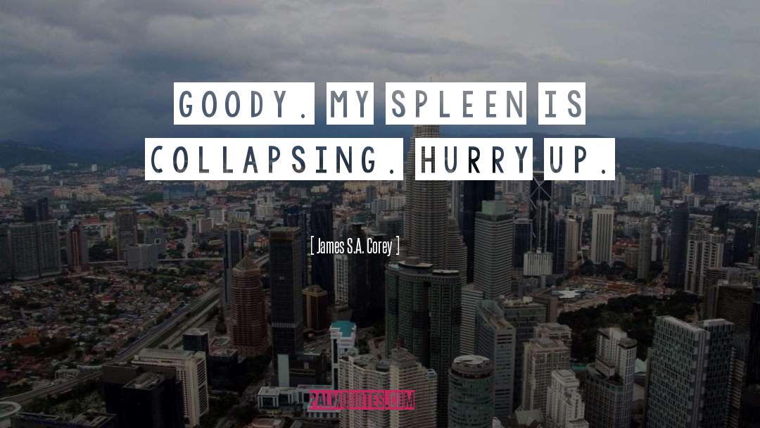 Spleen quotes by James S.A. Corey