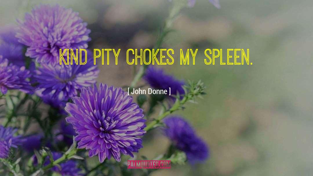Spleen quotes by John Donne