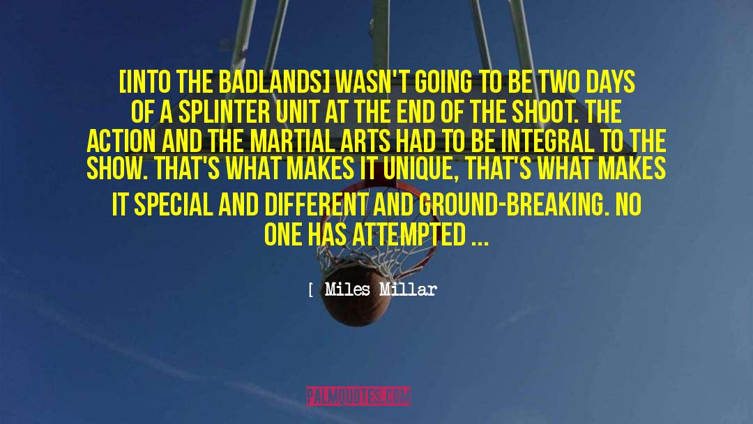 Splinter quotes by Miles Millar