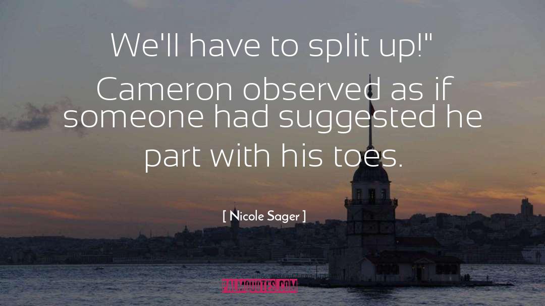 Split Up quotes by Nicole Sager