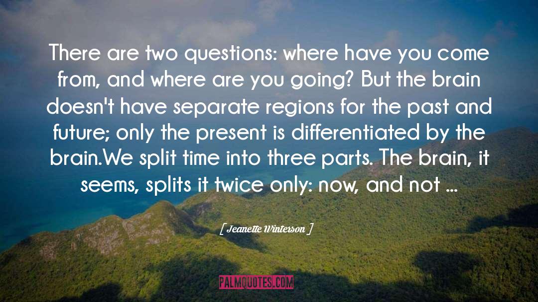 Splits quotes by Jeanette Winterson