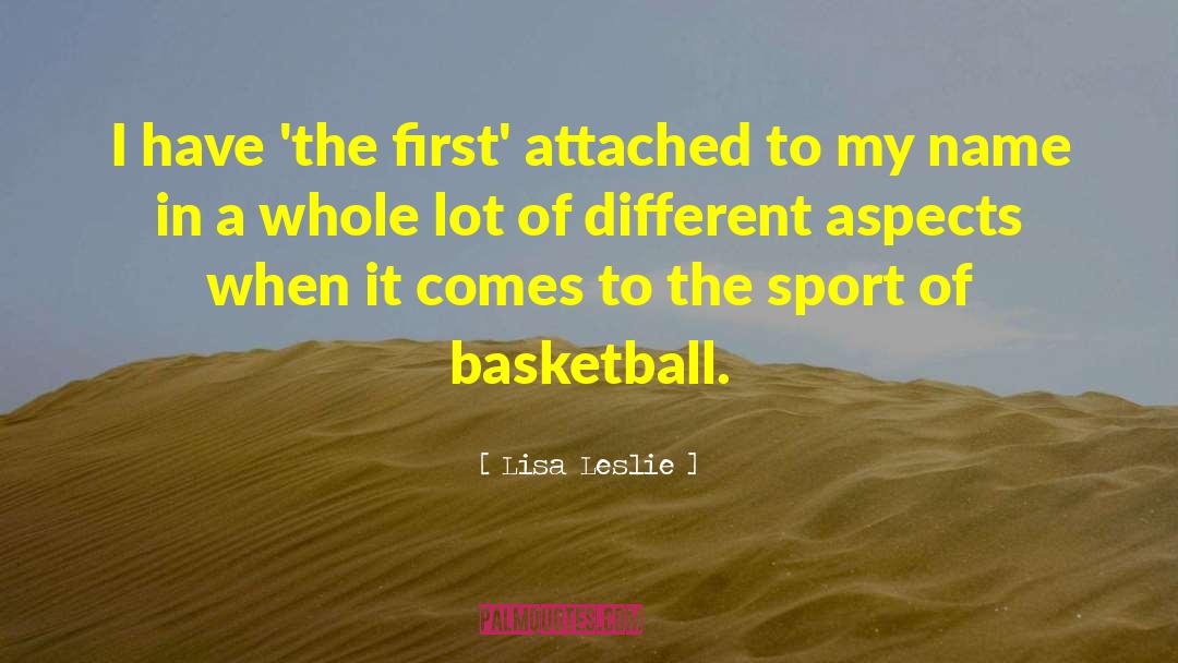 Spoil Sport quotes by Lisa Leslie