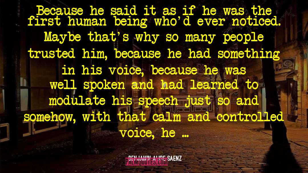 Spoken For quotes by Benjamin Alire Saenz