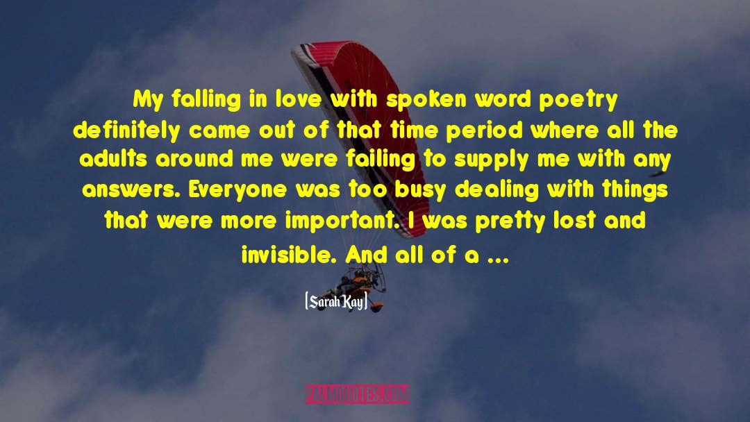 Spoken Word Poetry quotes by Sarah Kay