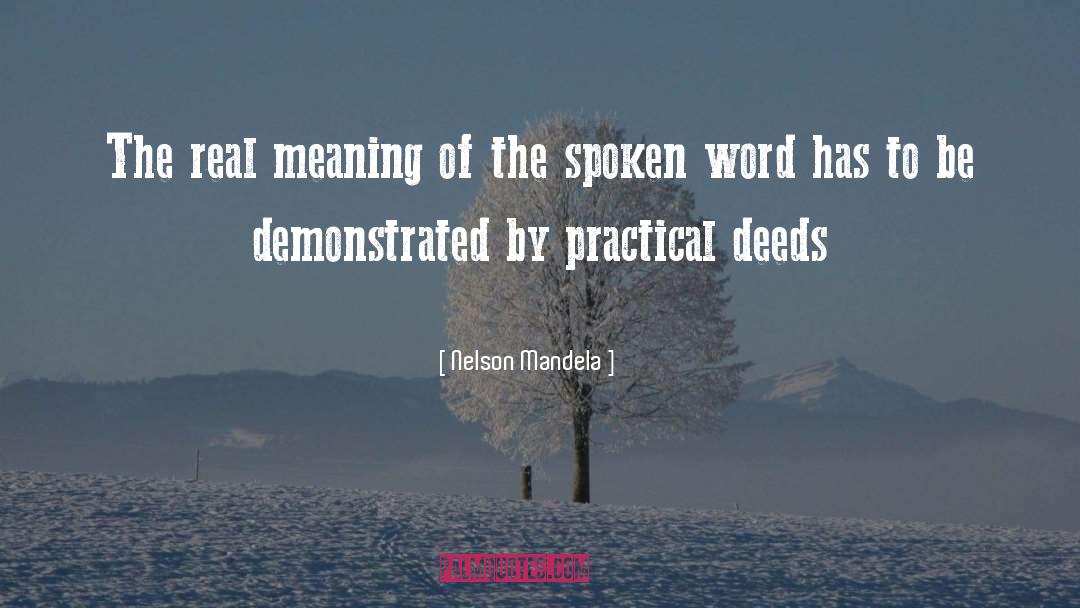 Spoken Word quotes by Nelson Mandela