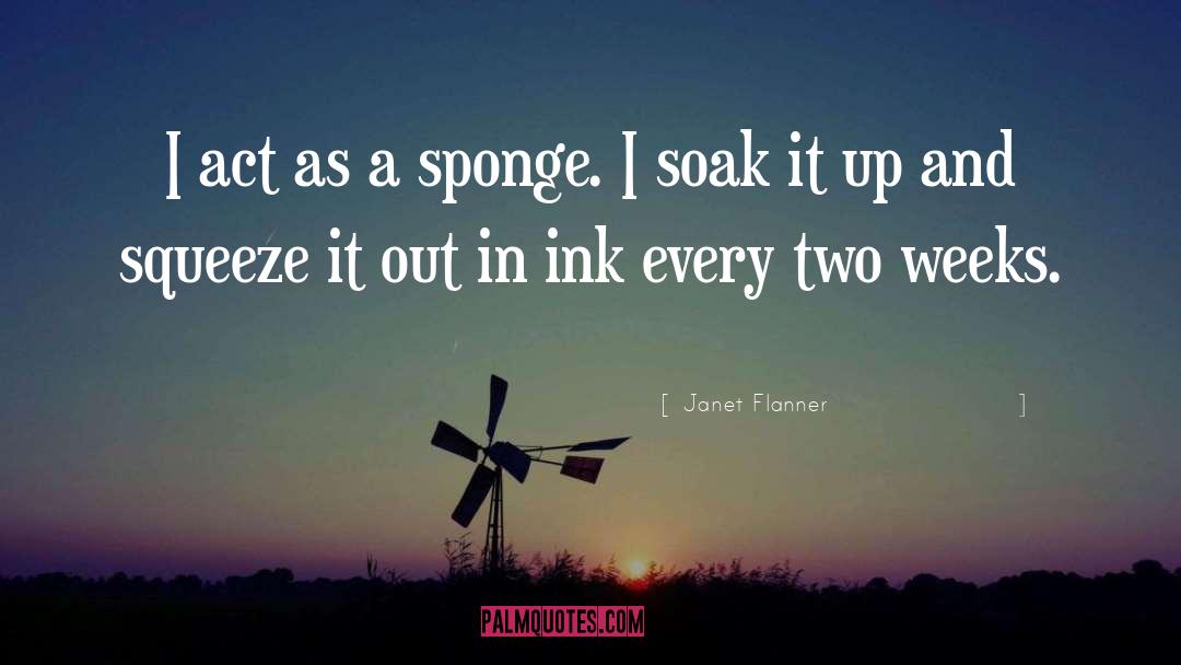 Sponge Doodle quotes by Janet Flanner