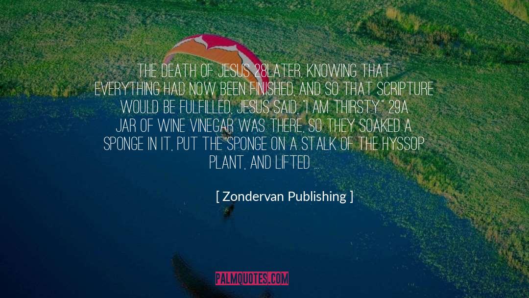 Sponge quotes by Zondervan Publishing