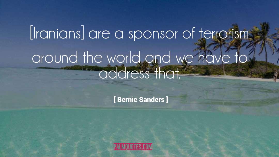 Sponsors quotes by Bernie Sanders