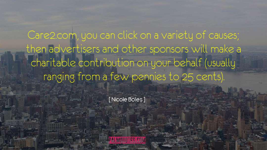 Sponsors quotes by Nicole Boles