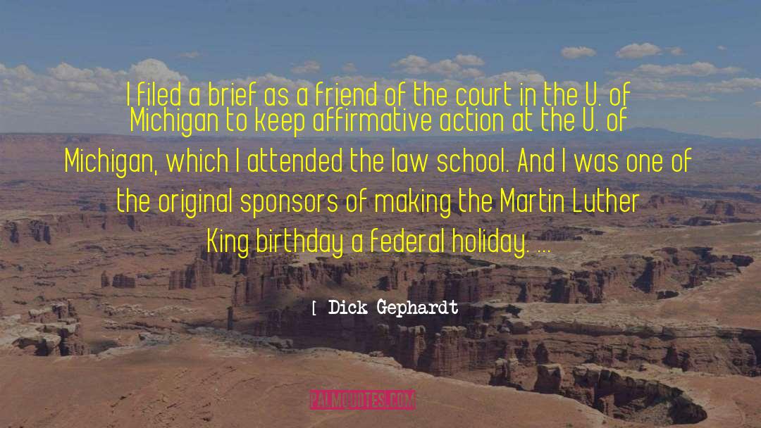 Sponsors quotes by Dick Gephardt
