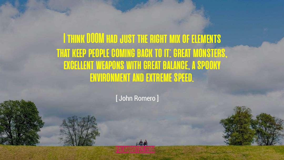 Spooky quotes by John Romero