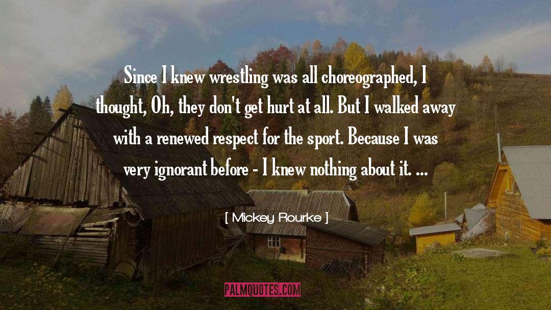 Sport quotes by Mickey Rourke