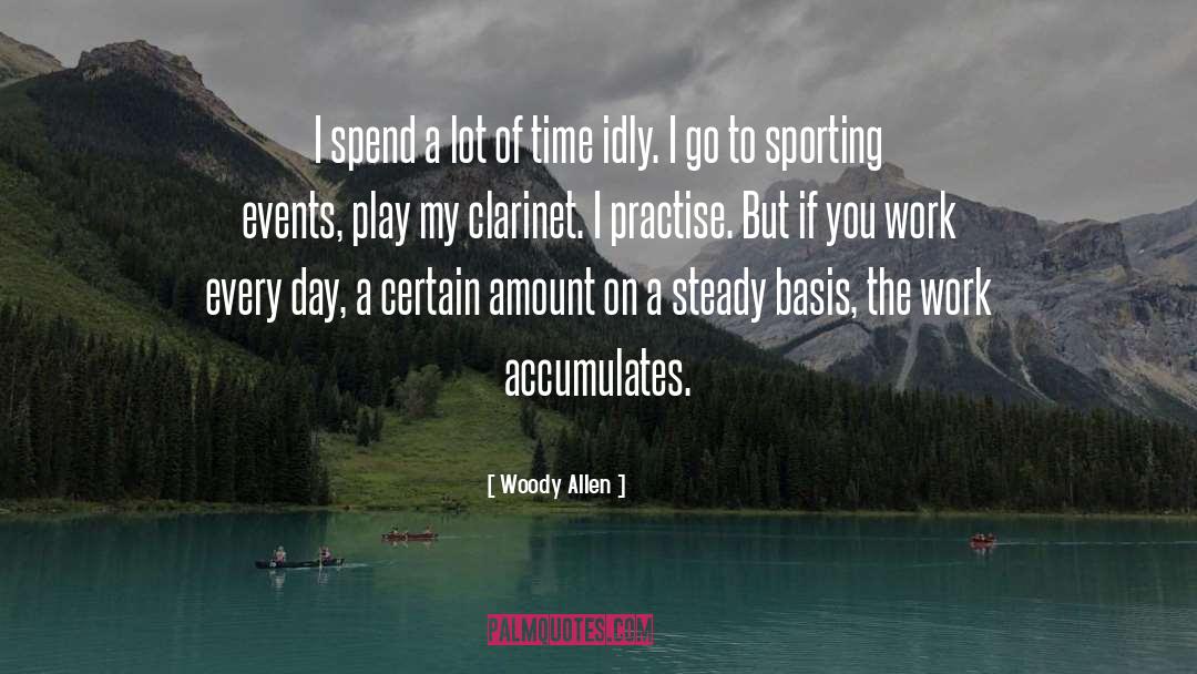 Sporting Events quotes by Woody Allen