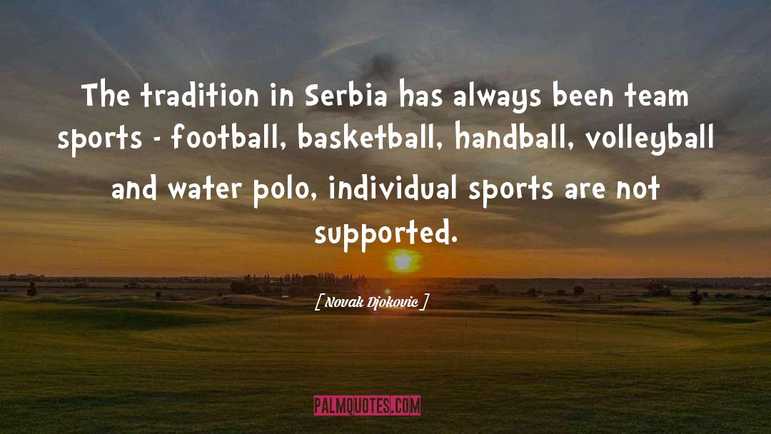 Sports Football quotes by Novak Djokovic