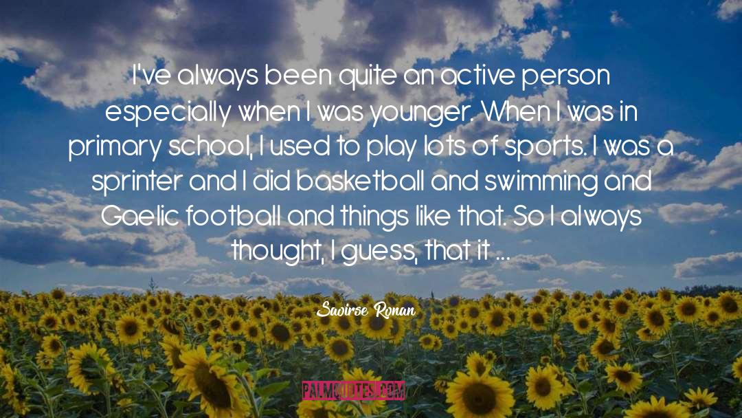 Sports Football quotes by Saoirse Ronan