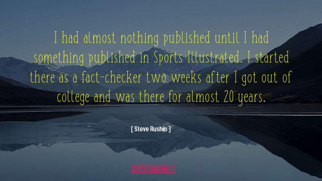 Sports Illustrated quotes by Steve Rushin