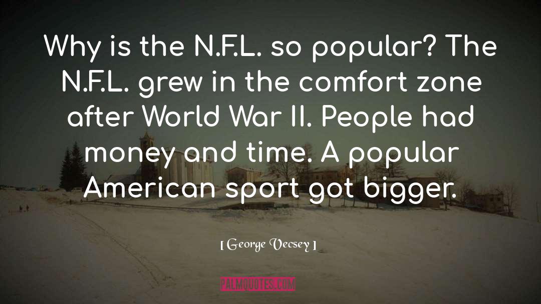 Sports Nutrition quotes by George Vecsey