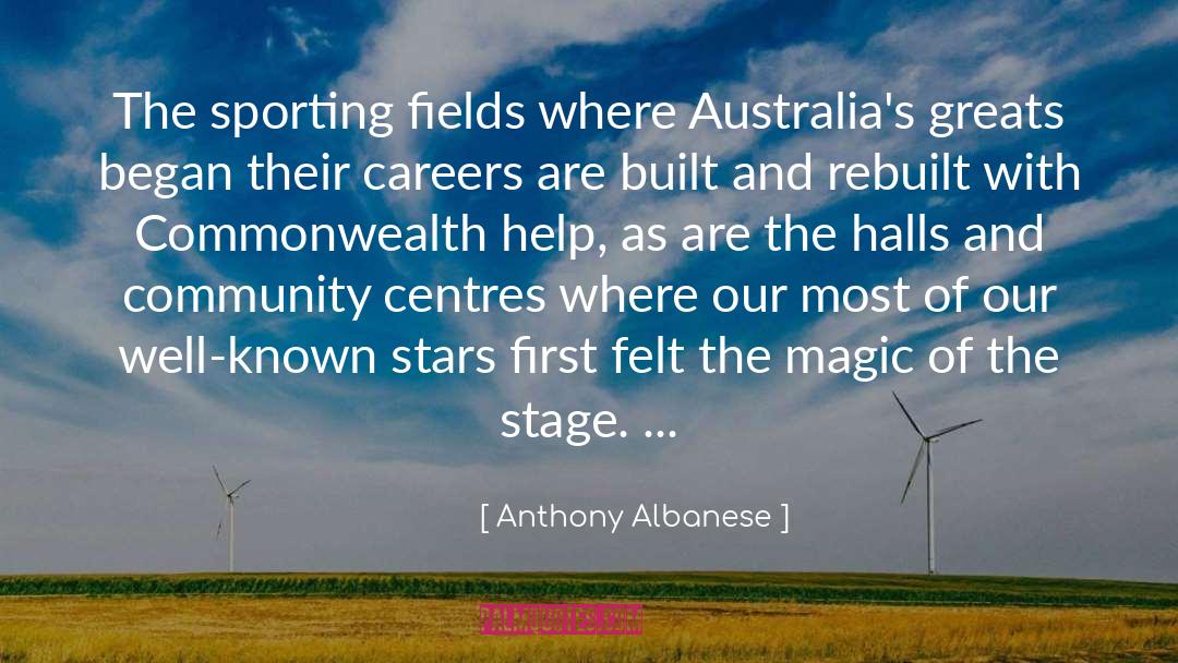 Sports Stars quotes by Anthony Albanese