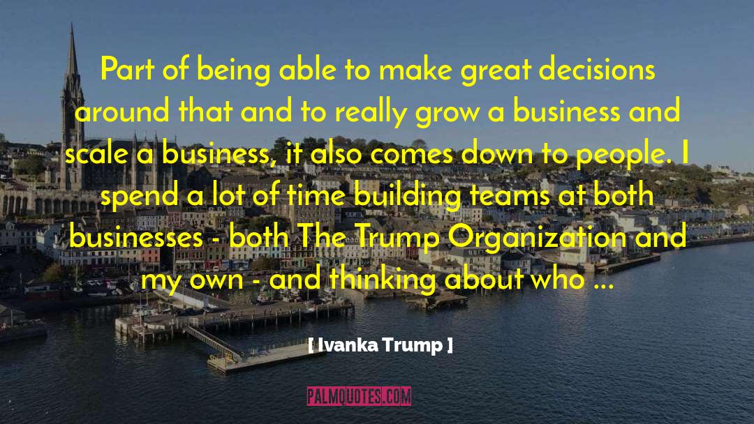 Sports Teams quotes by Ivanka Trump