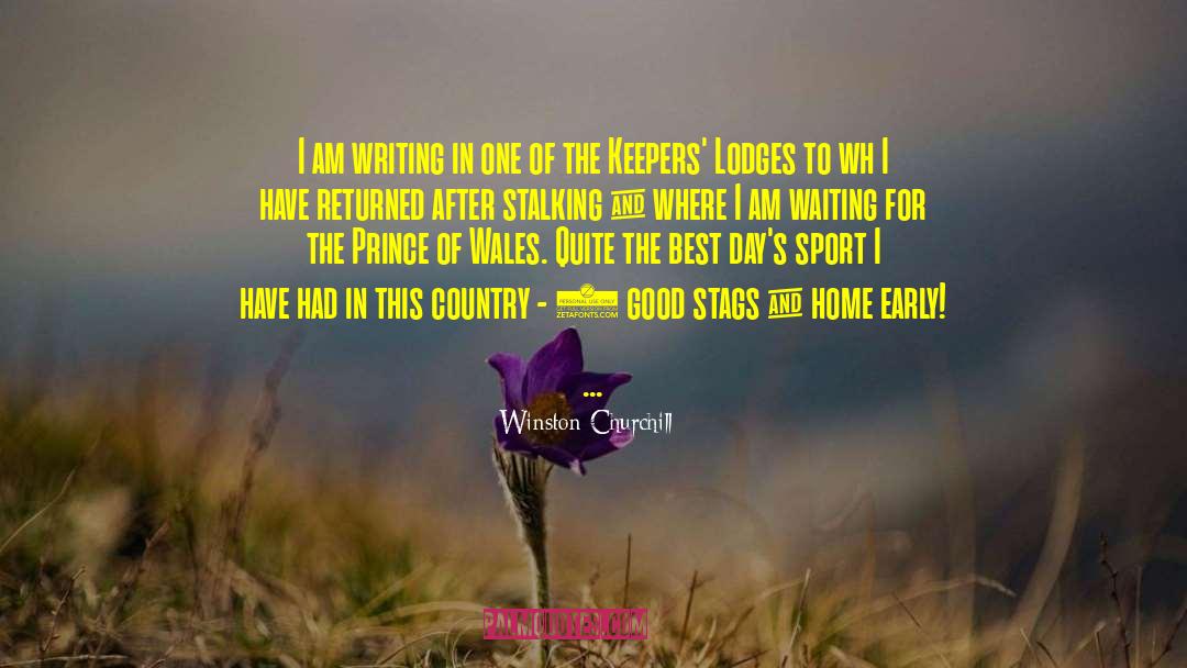 Sports Writing Prompts quotes by Winston Churchill