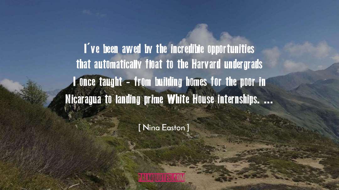 Sportscasting Internships quotes by Nina Easton