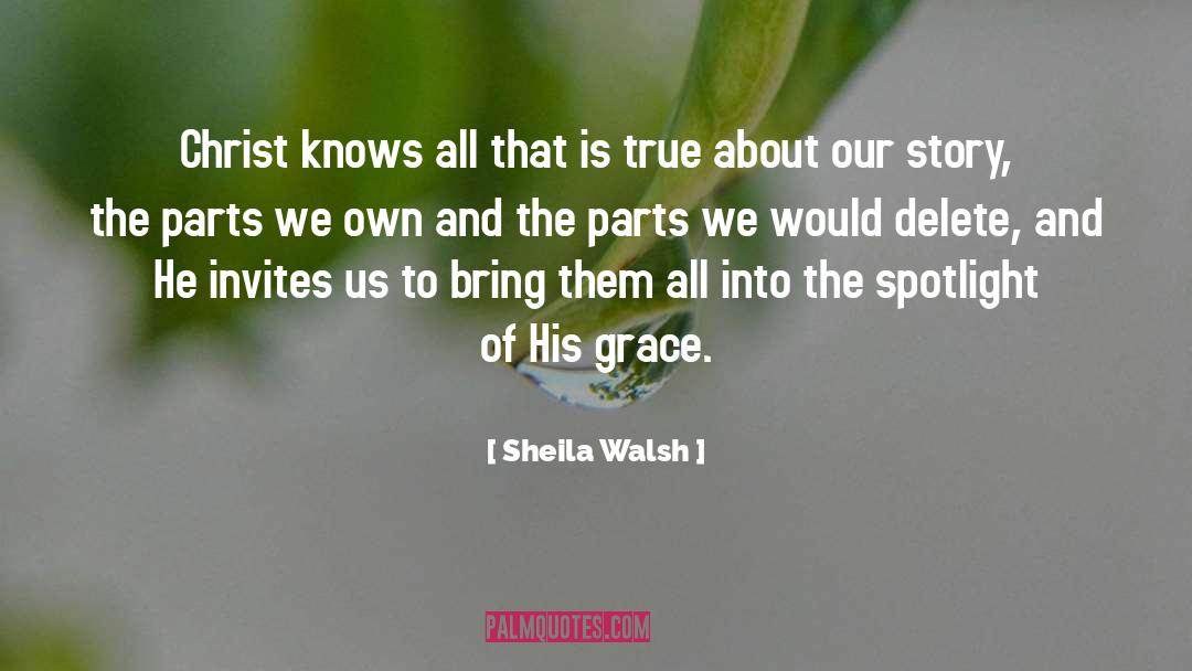 Spotlight quotes by Sheila Walsh
