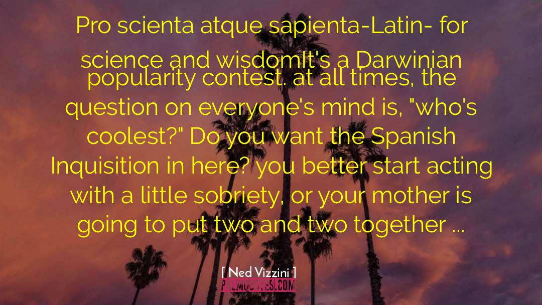 Spouses In Spanish quotes by Ned Vizzini