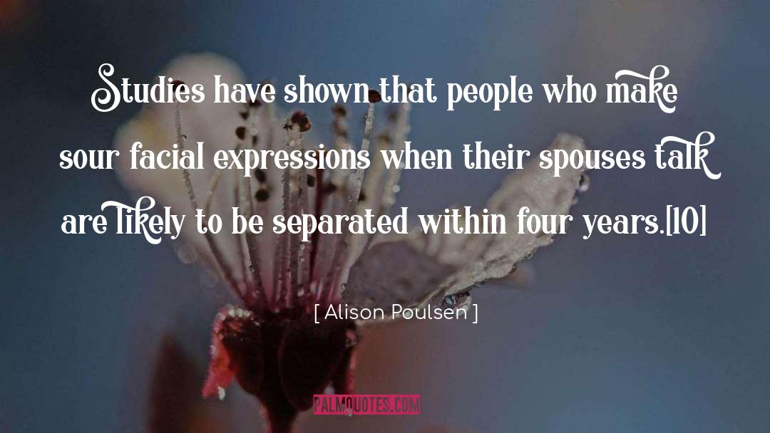Spouses quotes by Alison Poulsen