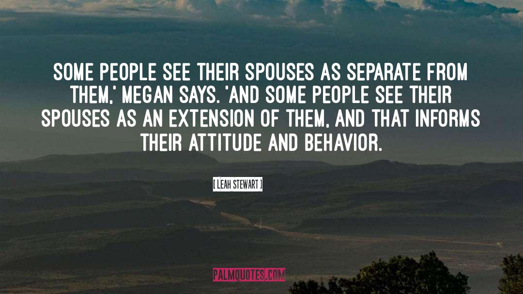 Spouses quotes by Leah Stewart