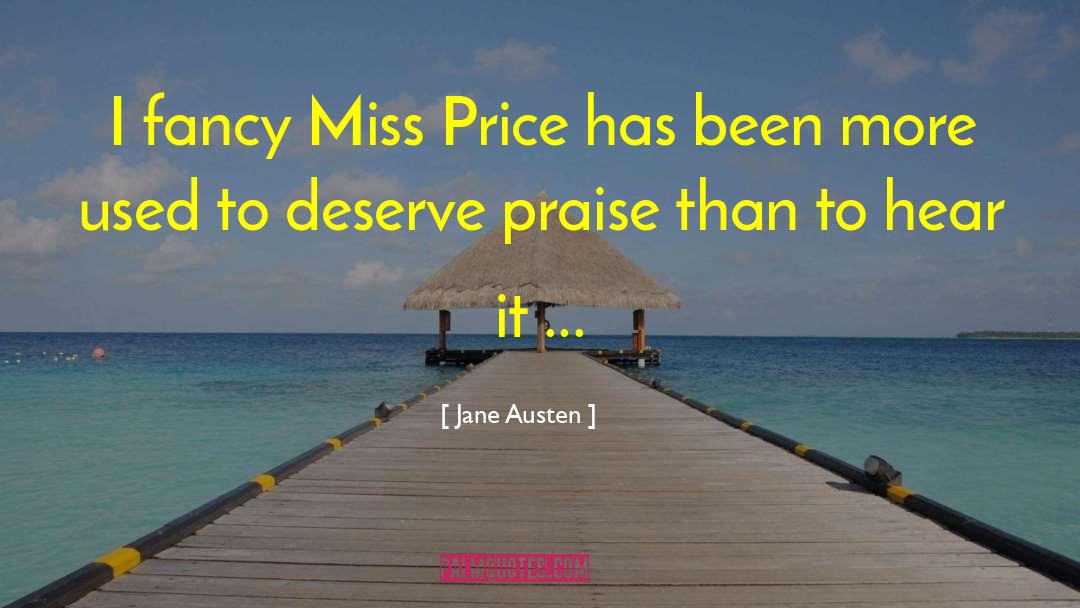 Spracklen Price quotes by Jane Austen