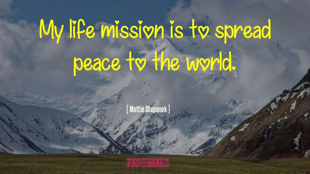 Spread Peace quotes by Mattie Stepanek